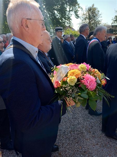 VBC HZ op oorlogsherdenking in Hesdin