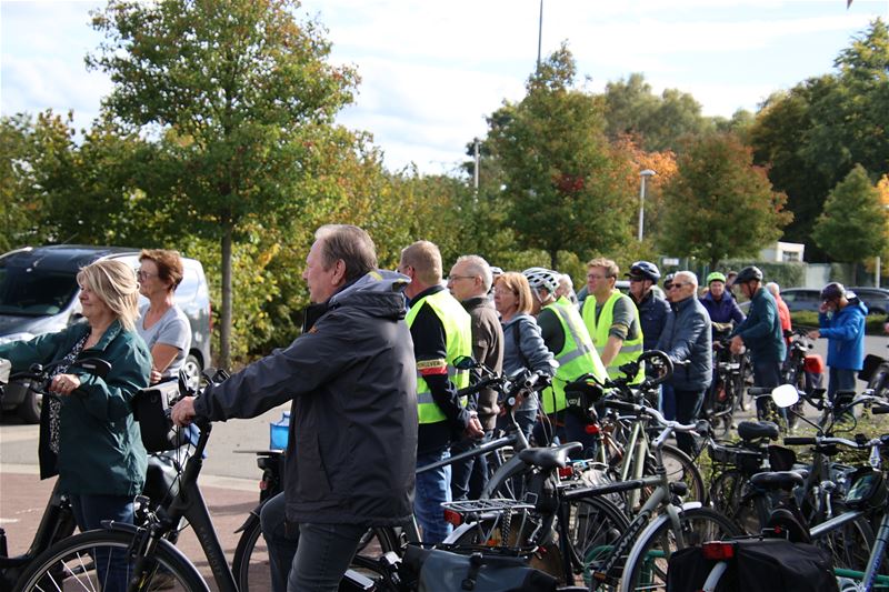 Veel fietsers en wandelaars voor de trage wegen