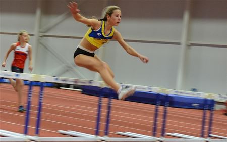 Veel jonge atleten voor allereerste indoormeeting