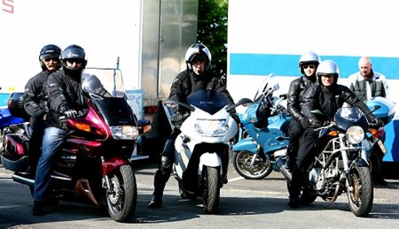 Veel motoren op treffen van MC Mascotte