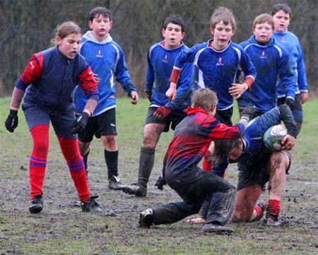 Veel punten in jeugdrugbytornooi