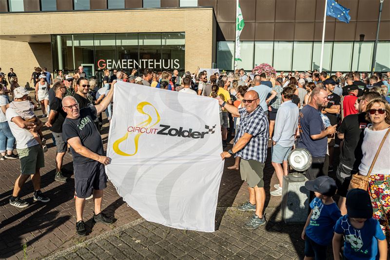 Veel sympathisanten op actie pro circuit