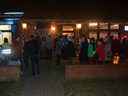 Veel volk op dorpsdrink in De Val