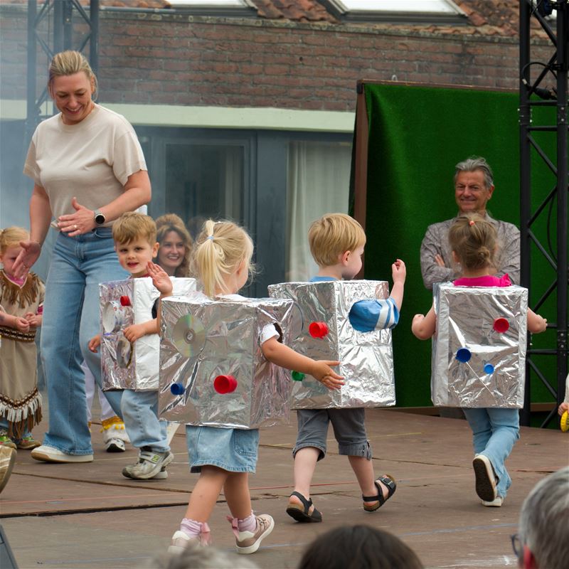 Veel volk op schoolfeest Bolderberg
