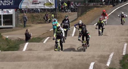 Veel volk voor Europese BMX-races