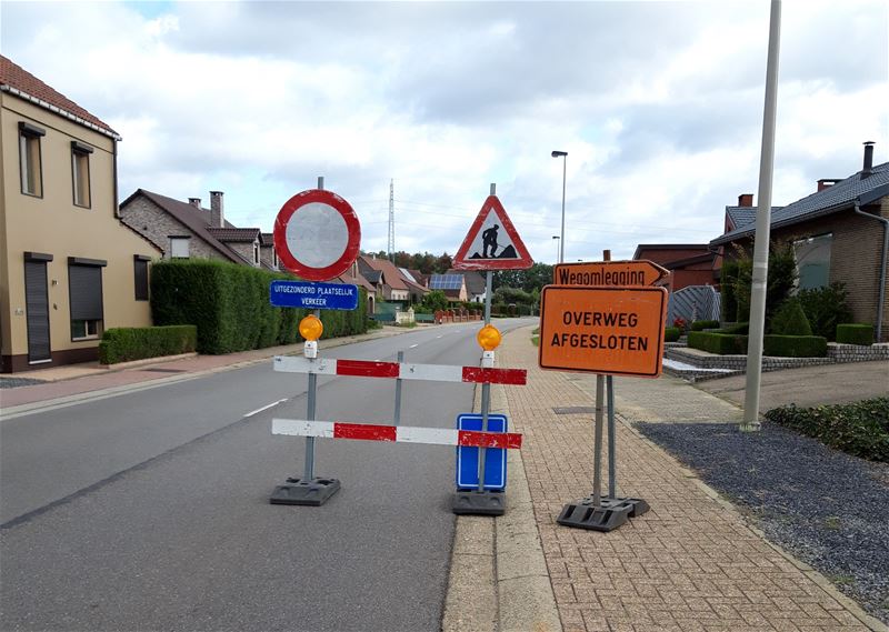 Verkeer moet omrijden in Stationsstraat