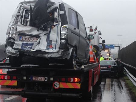 Verkeer op E 313 en E 314 in de soep