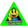 Verkeerscontrole aan de school en fietsexamen