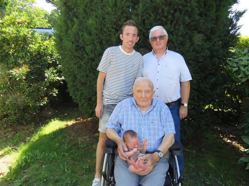 Viergeslacht bij de familie Leeten