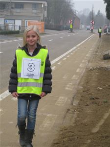 Voetgangersexamen voor leerlingen Boekt