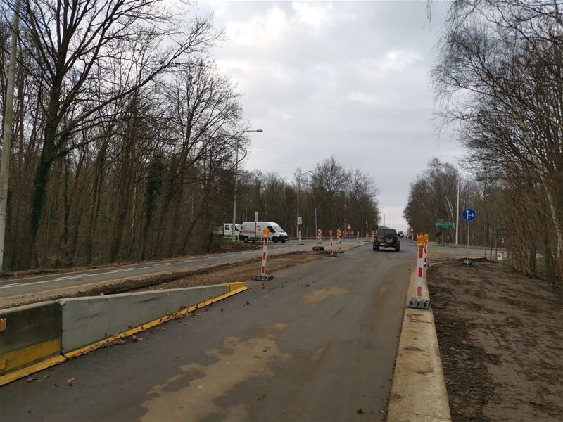 Voorlopig wegdek Terlaemenlaan is krakkemikkig