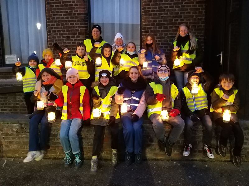 Vormelingen van Berkenbos trokken de mijnterril op