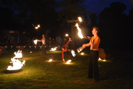 Vuurspektakel imponeert op 'Hoera Feest'