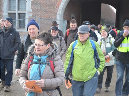 Wandelaars voor pelgrimstocht vertrokken