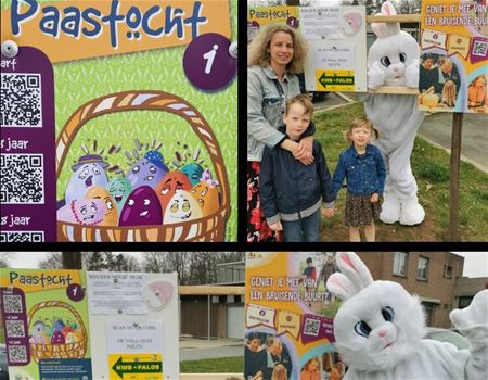 Wandelen op zoek naar de paashaas in Eversel