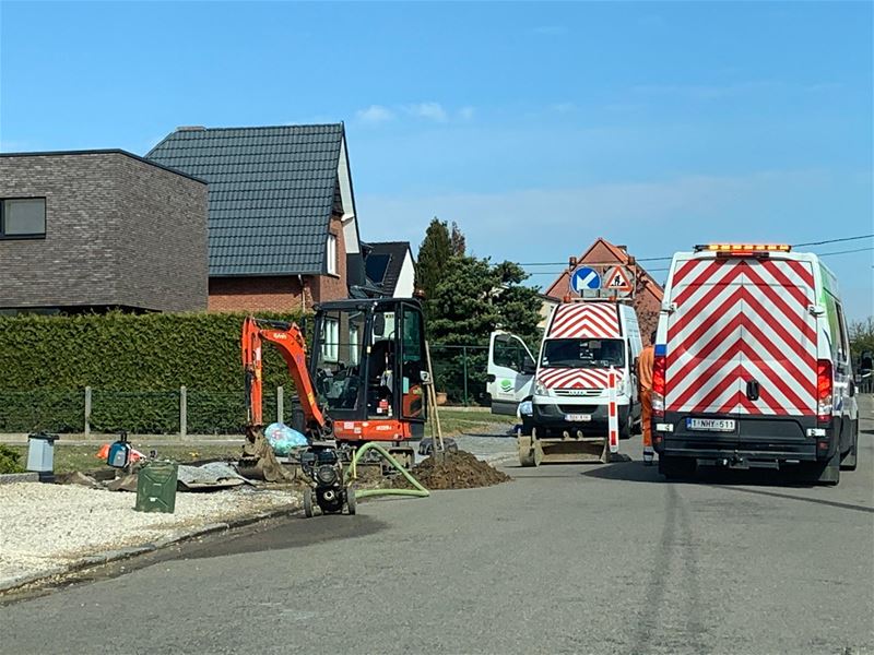 Waterlek in de Processieweg