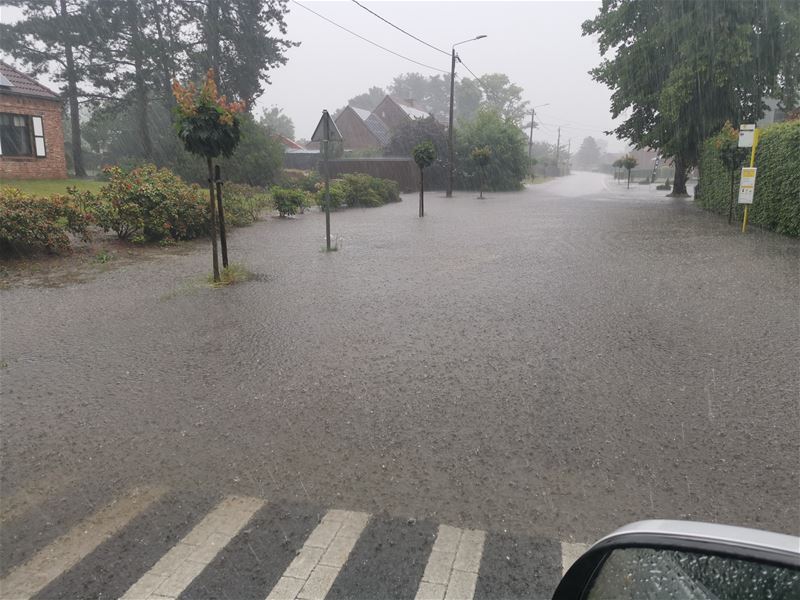 Wateroverlast op meerdere plaatsen