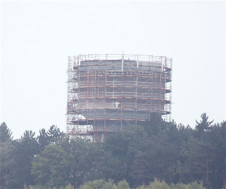 Watertoren wordt opgelapt