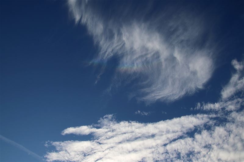 Weer een wolkenspel vandaag