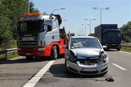 Weer ongeval op E 314 bij afrit 28