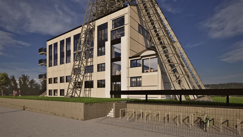 Werken aan de schachtbok gaan van start