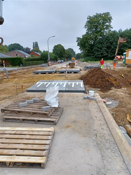 Werken Ringlaan in volle gang