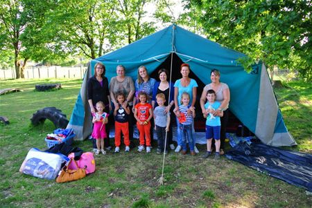 Wijkschooltje Ubbersel werd camping