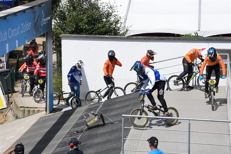 WK BMX even stilgelegd door hitte