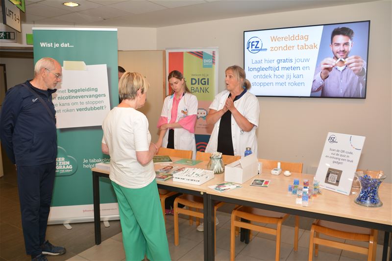 Ziekenhuis sensibiliseert tegen roken