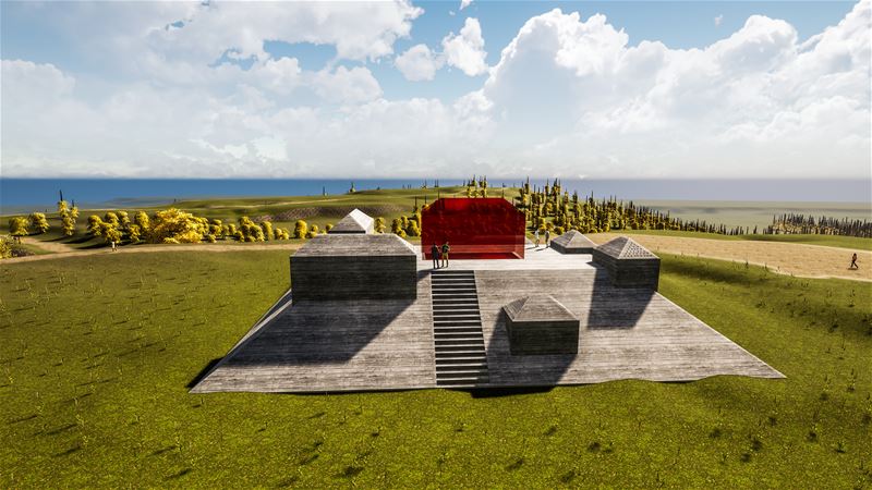 ZIGURAT: Krijgt mijnterril gigantisch kunstwerk?