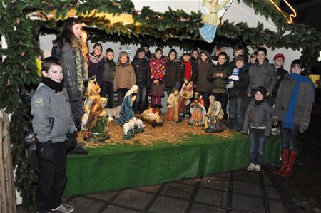 Zolderse kerststal is bewoond