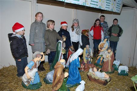 Zolderse kerststal is bewoond