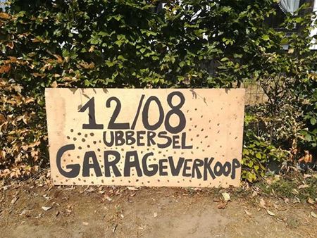 Zondag garageverkoop in Ubbersel