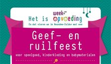 Zondag Geef- en Ruilfeest in Weyerkesbos