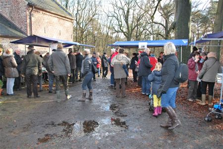 Zondag winterborrelwandeling naar de kluis