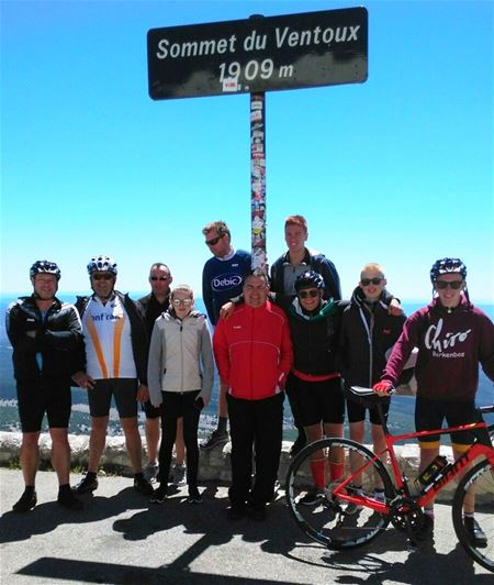 Zonder training de Mont Ventoux op