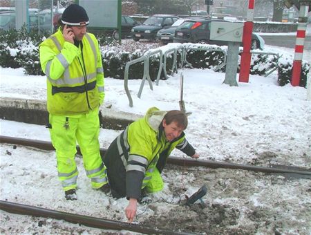 Zout zorgt voor problemen op overweg