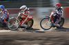 Spectakel tijdens speedwayraces