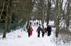 Winterborrelwandeling in de juiste sfeer