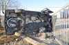 Bestelwagen zwaar gecrasht