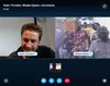 Koen werkt aan Skype-leren in vluchtelingenkamp