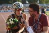 Kris Wauters als atletiekinterviewer