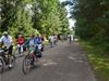 Veel fietsers voor wijding en familietocht