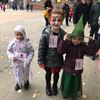 Op Halloweentocht met de grootouders