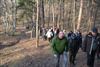 Veel deelnemers aan Winterborrelwandeling