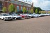 Oldtimer-Mercedessen samen op Marktplein