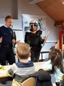 Kleuters bezochten politie en brandweer