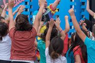 Veel kinderen genieten van Gouden Kinderfeest