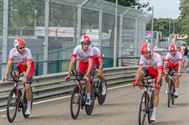 Ook de Cofidis-ploeg kwam trainen