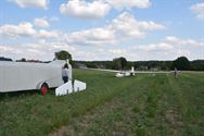 Zweefvliegtuig landt in weide in Ubbersel